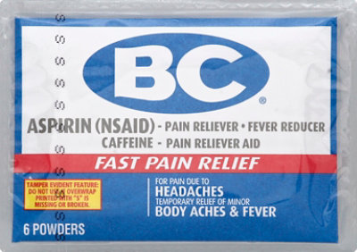 BC Aspirin On The Go Stick Packs - 6 Count - Image 1