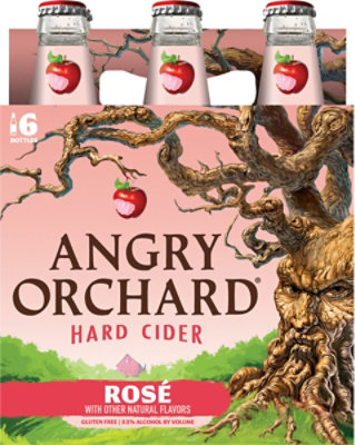 Angry Orchard Hard Cider Rose Bottles - 6-12 Fl. Oz. - Image 6