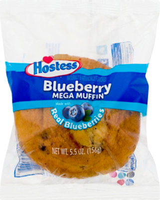 Hostess Jumbo Blueberry Muffin Single Serve - 5.5 Oz - Image 2