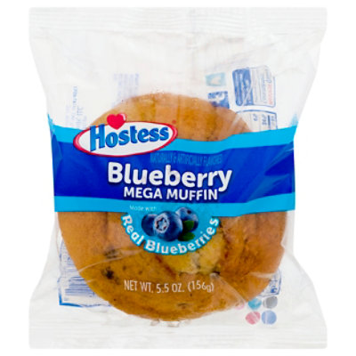 Hostess Jumbo Blueberry Muffin Single Serve - 5.5 Oz - Image 1
