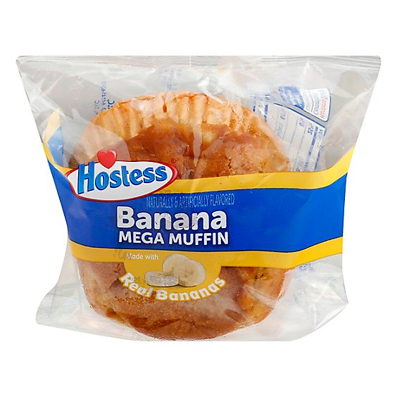 Hostess Jumbo Banana Walnut Muffin Ss 5. - 5.5 Oz