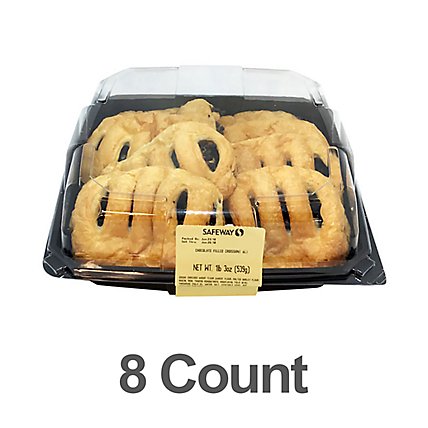 Fresh Baked Chocolate Croissant Filled - 8 Count - Image 1