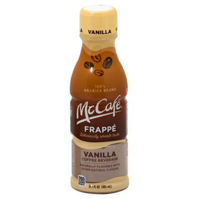 McCafe Frappe Iced Coffee Beverage Vanilla - 13.7 Fl. Oz. - Tom Thumb