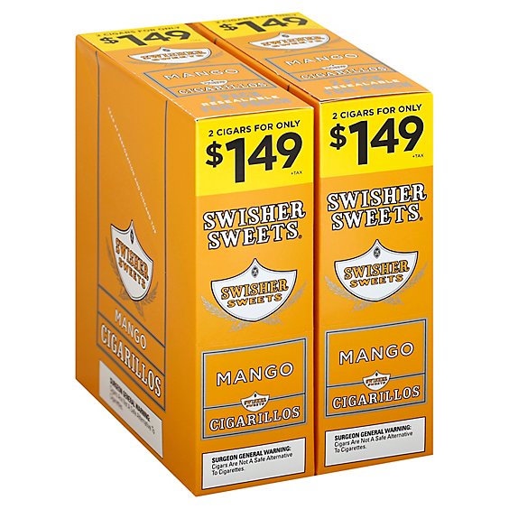 Swisher Sweet Mango Cigarillo 2 For 1.49 - Case