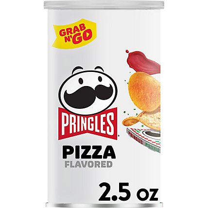 Pringles Potato Crisps Chips Lunch Snacks Pizza - 2.5 Oz - Image 2
