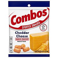 COMBOS Baked Snacks Cracker Cheddar Cheese Bag - 6.3 Oz - Image 2