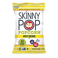 SkinnyPop White Cheddar Dairy Free Popcorn - 1 Oz - Image 1
