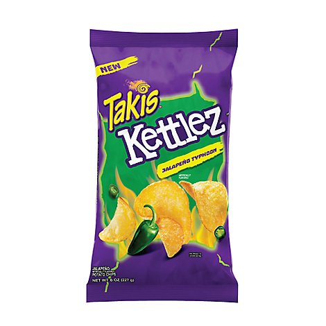 Artisan Style Kettle Cooked Jalapeno Chips - 8 Oz