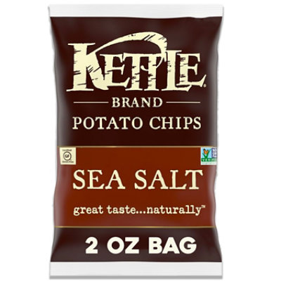 Kettle Brand Sea Salt Kettle Potato Chips - 2 Oz - Image 1