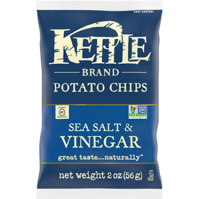 Kettle Brand Sea Salt & Vinegar Kettle Potato Chips - 2 Oz - Image 1
