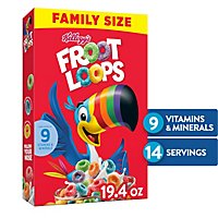 Froot Loops Breakfast Cereal Fruit Flavored Original - 19.4 Oz - Image 1