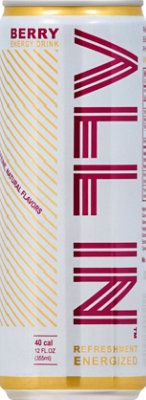 All In Bev Energy Berry - 12 Oz - Image 2