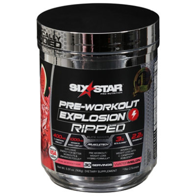 Six Star Preworkout Ripped - .61 Lb