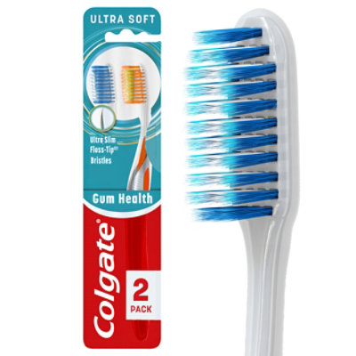 Colgate Ultra Slim Floss Tip Tbrush 2pk - 2 Count - Image 1