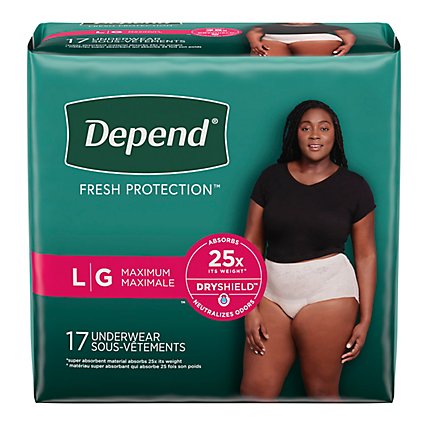 Depend FIT FLEX Adult Incontinence Underwear for Women - 30 Count - Image 8