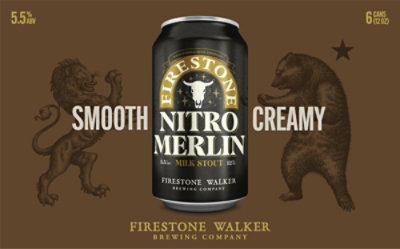 Firestone Walker Nitro Merlin Milk Stout Cans - 6-12 Fl. Oz. - Image 2