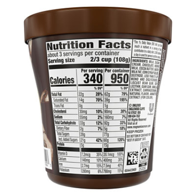 Magnum Milk Chocolate Vanilla Ice Cream Tub - 14.8 Oz - Image 4