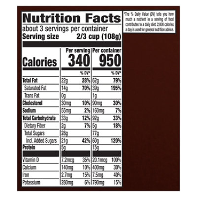 Magnum Milk Chocolate Vanilla Ice Cream Tub - 14.8 Oz - Image 2