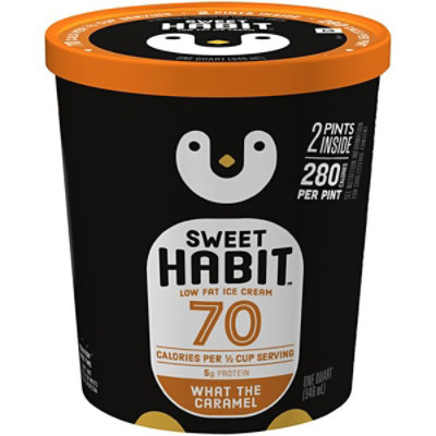 Sweet Habit Caramel Ice Cream With Caramel Swirl - 1 Quart