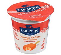 Lucerne Yogurt Orange Creme Lowfat - 6 Oz