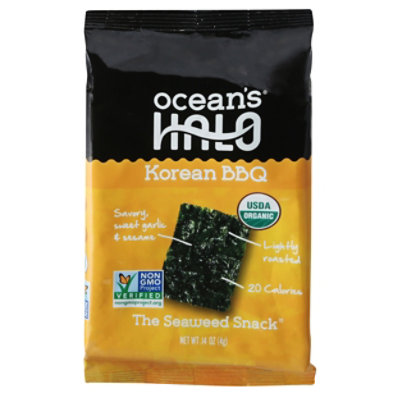 Oceans Ha Seaweed Snack Korean Bbq - .14 Oz