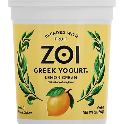 Zoi Greek Lemon Cream - 32 Oz - Image 2