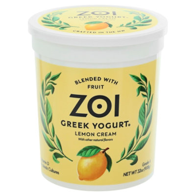 Zoi Greek Lemon Cream - 32 Oz