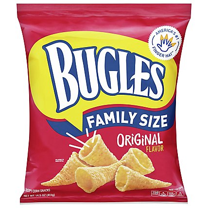 Bugles Snacks Crispy Corn Original - 14.50 Oz - Image 1