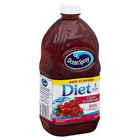 Ocean Spray Juice Drink Diet Cranberry Raspberry - 64 Fl. Oz.