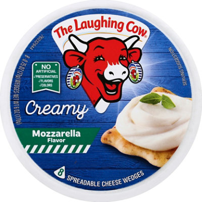 The Laughing Cow Creamy Mozzarella Cheese Spread 6 oz - Image 2