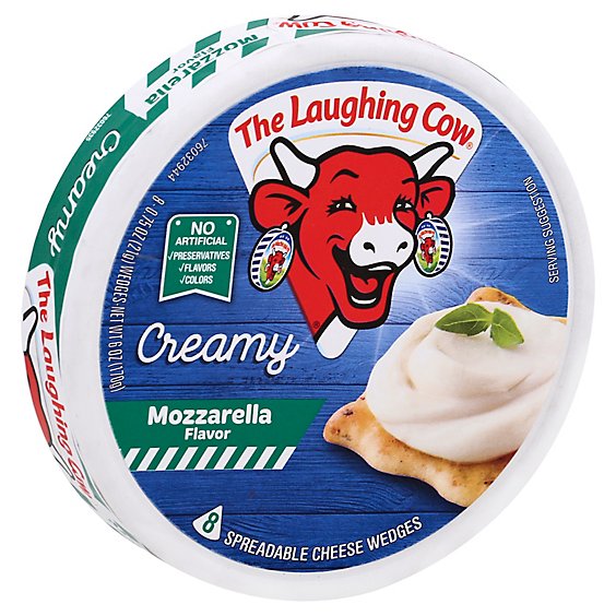 The Laughing Cow Creamy Mozzarella Cheese Spread 6 oz