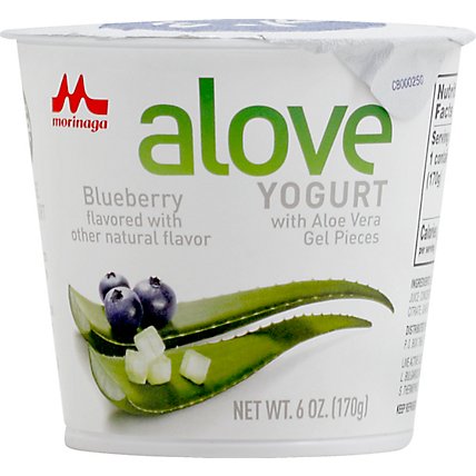 Alove Yogurt Blubry Aloe Vra - 6 Oz - Image 2