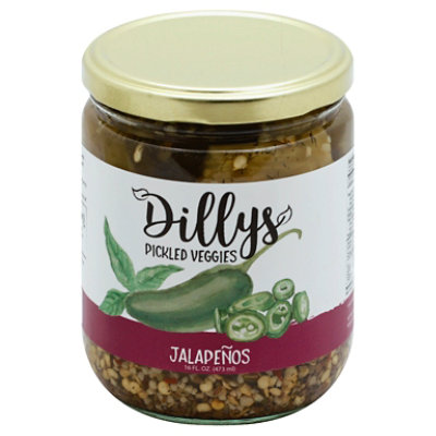 Dillys Pickled Veggies Jalapeno Slices - 16 Fl. Oz.