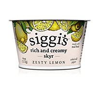 siggi's Triple Cream Skyr Icelandic Strained Lemon Yogurt - 4 Oz