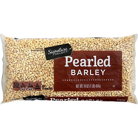 Signature SELECT Beans Pearl Barley Dry - 16 Oz