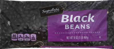 Signature SELECT Beans Black Dry - 16 Oz - Image 2