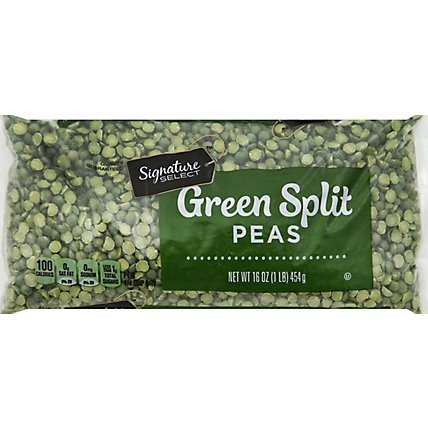 Signature SELECT Split Peas Green Dry - 16 Oz - Image 2