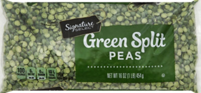 Signature SELECT Dry Green Split Peas - 16 Oz - Image 2