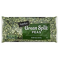 Signature SELECT Split Peas Green Dry - 16 Oz - Image 1