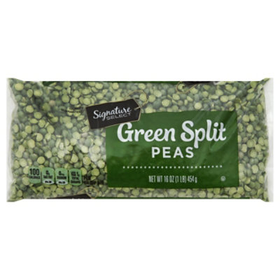 Signature SELECT Dry Green Split Peas - 16 Oz - Image 1