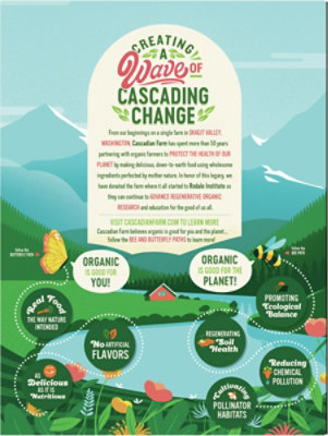 Cascadian Farm Organic Honey Oat Crunch Non Gmo Cereal - 13.5 Oz - Image 5