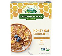 Cascadian Farm Organic Honey Oat Crunch Non Gmo Cereal - 13.5 Oz