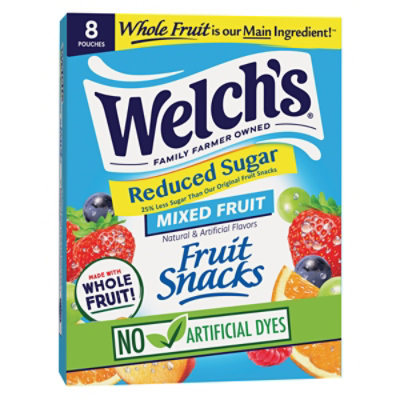 Welchs Fs Reduced Sugar Mixed Frt Pouch - 6.4 Oz