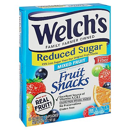 Welchs Fs Reduced Sugar Mixed Frt Pouch - 6.4 Oz - Image 1