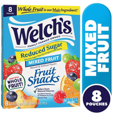 Welchs Fs Reduced Sugar Mixed Frt Pouch - 6.4 Oz - Image 2