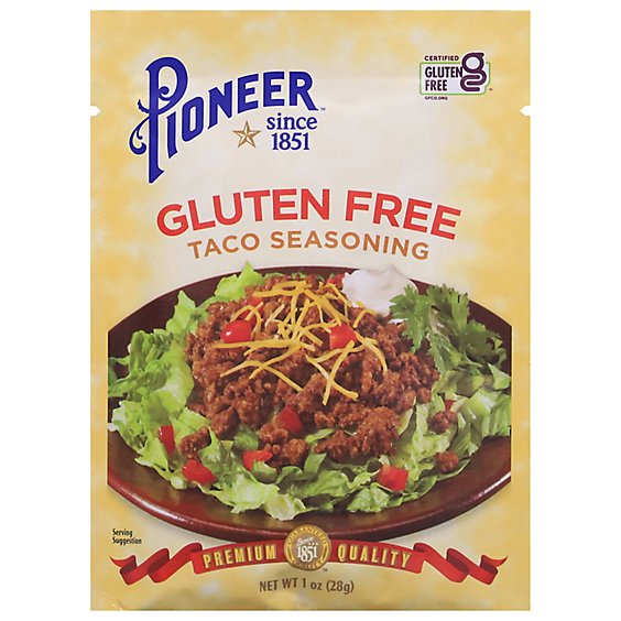 Pioneer Seasoning Taco Gluten Free - 1 Oz