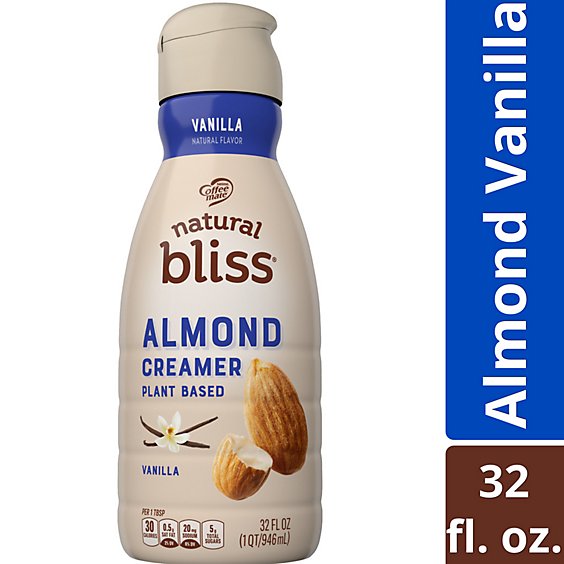 Coffee mate Vanilla Almond Milk Liquid Coffee Creamer - 32 Fl. Oz.