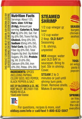 OLD BAY 30% Less Sodium Seasoning - 2 Oz - Image 5