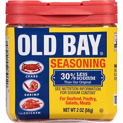 OLD BAY 30% Less Sodium Seasoning - 2 Oz