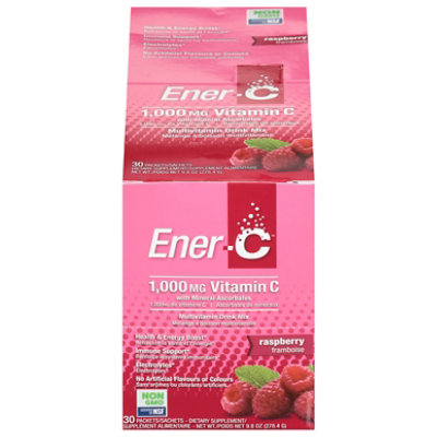 Ener C Drink Mix Rspbry 1000mg - 30 Piece - Image 2